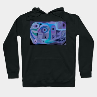 Blue Fish Swimming Hoodie